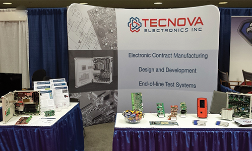 Tecnova Electronics Trade Show Booth